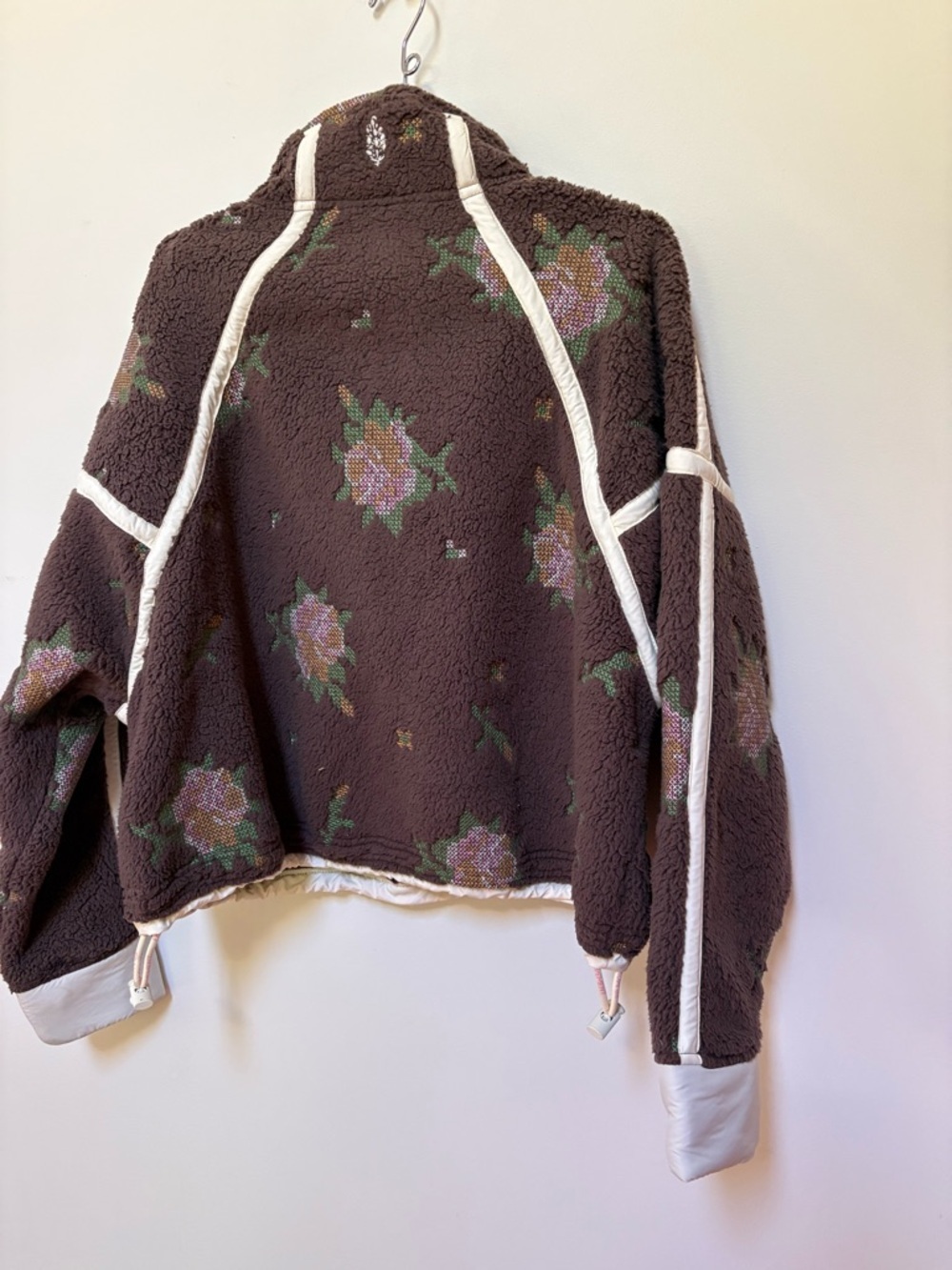 NWOT Free People FP Movement Mountain High Embroidered HalfZip Fleece Size Small - Picture 13 of 13